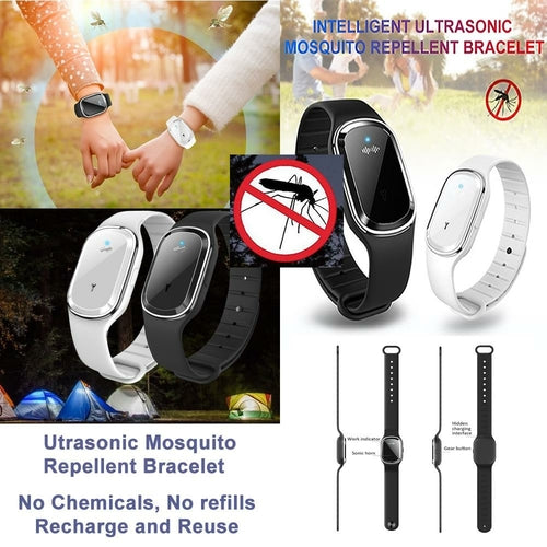 Ultrasonic Mosquito Repellent Wristband