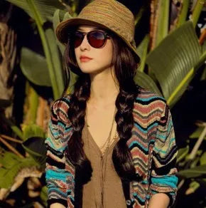 Summer Hats for Women & Men Bow Straw Hats