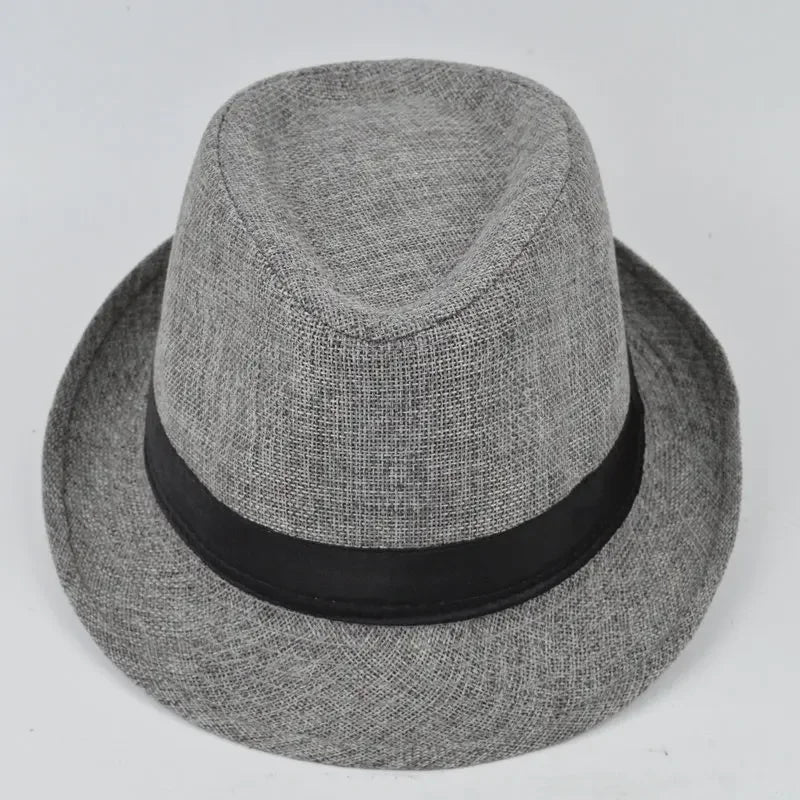 Men's Cotton Linen Cowboy Hat