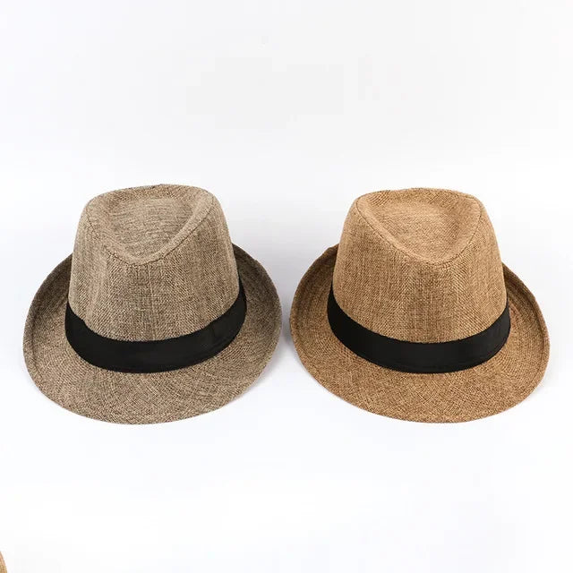 Men's Cotton Linen Cowboy Hat