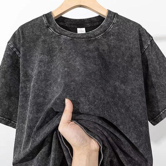 Men's Heavy Cotton Vintage Washed T-Shirt
