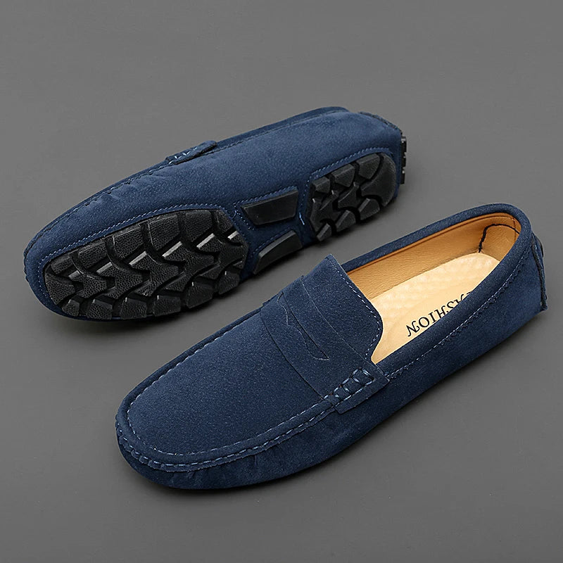 Men's Suede Leather Loafers