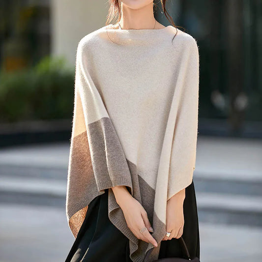 Women's Merino Wool Cloak Shawl