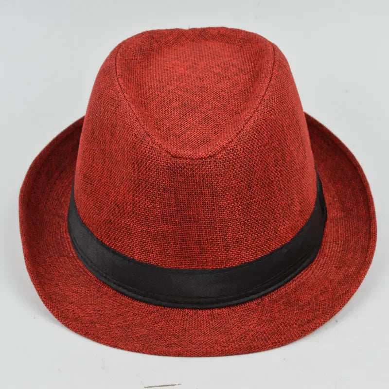 Men's Cotton Linen Cowboy Hat