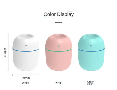 Mini Ultrasonic Aroma Oil Diffuser & Humidifier