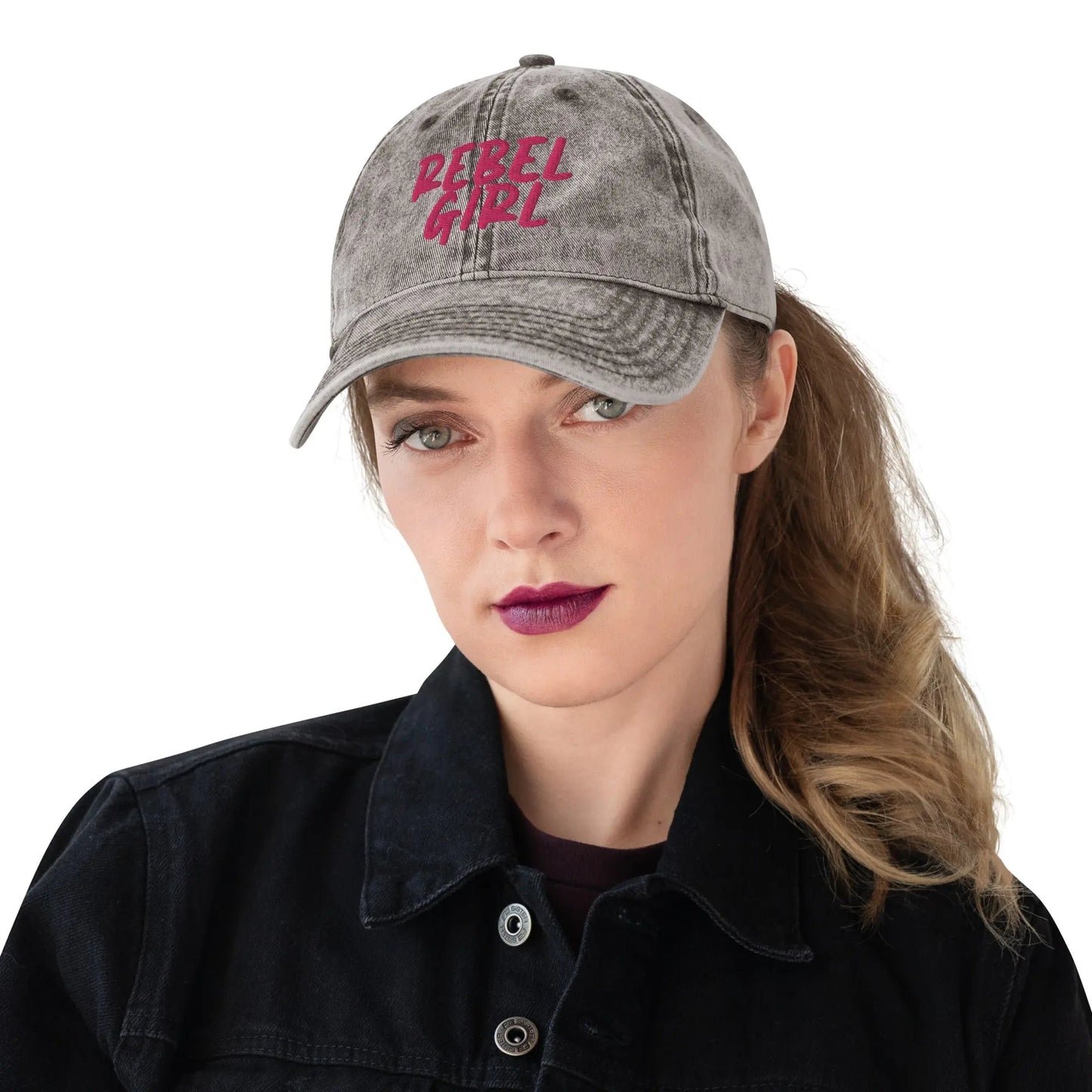 REBEL GIRL Vintage Cotton Twill Cap