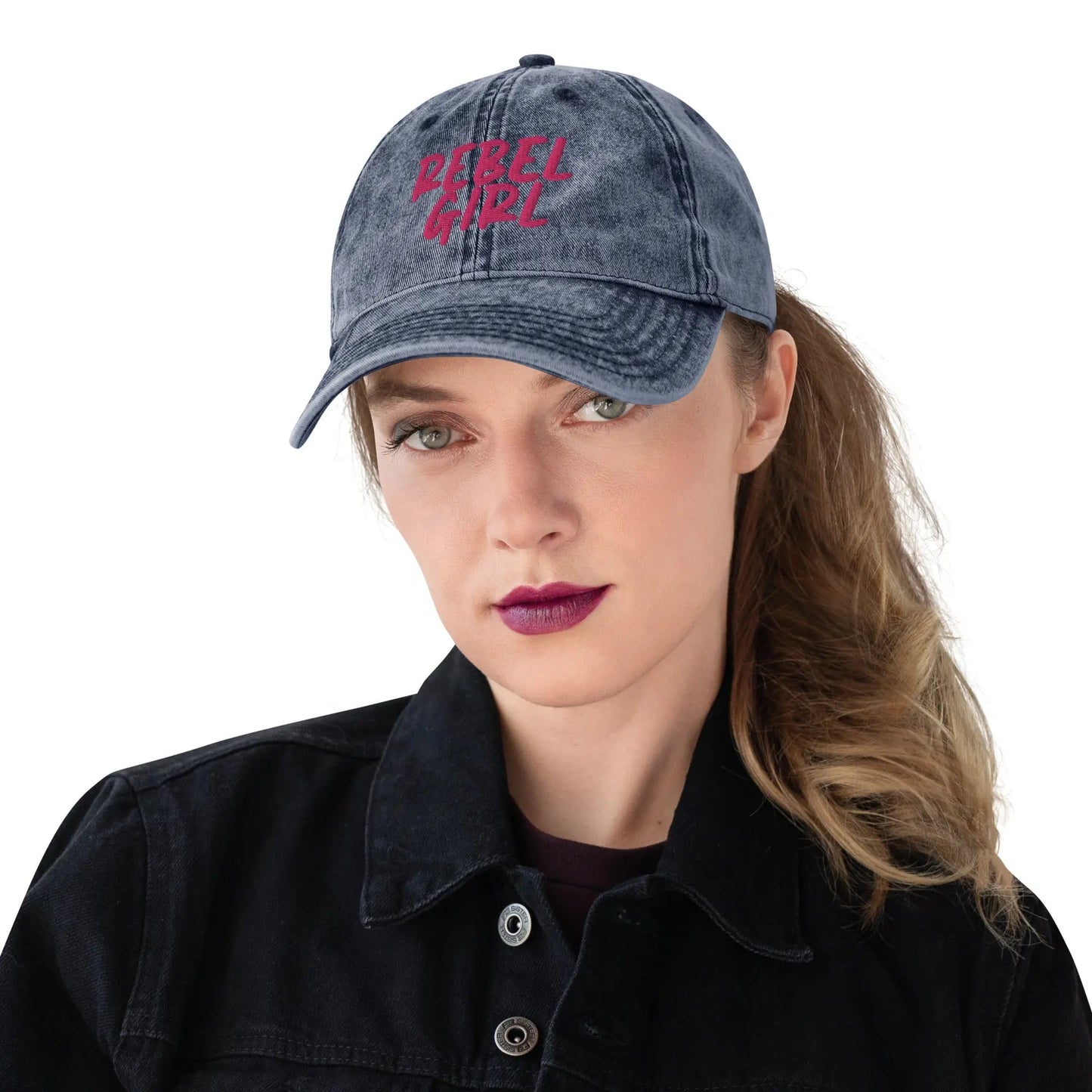 REBEL GIRL Vintage Cotton Twill Cap