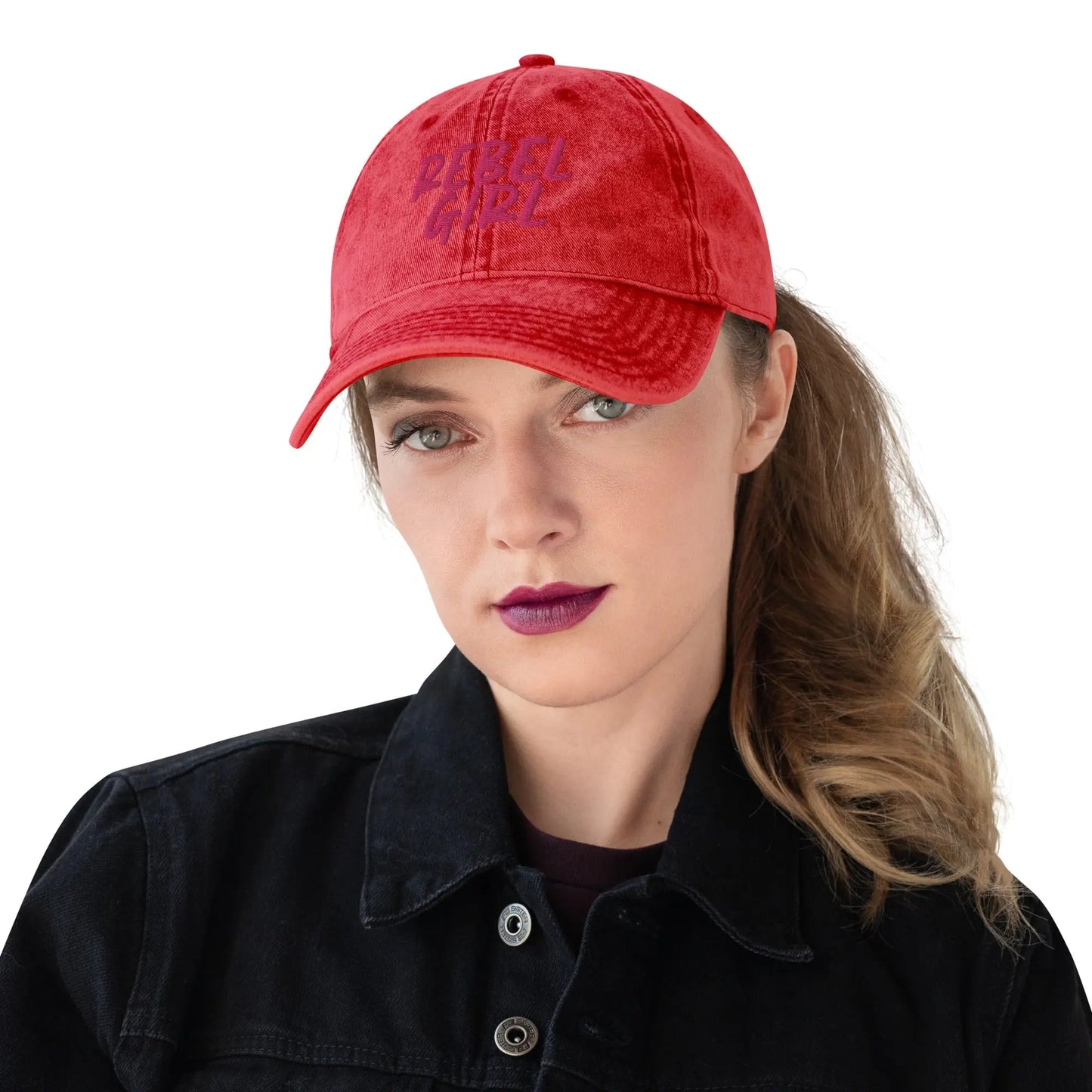 REBEL GIRL Vintage Cotton Twill Cap